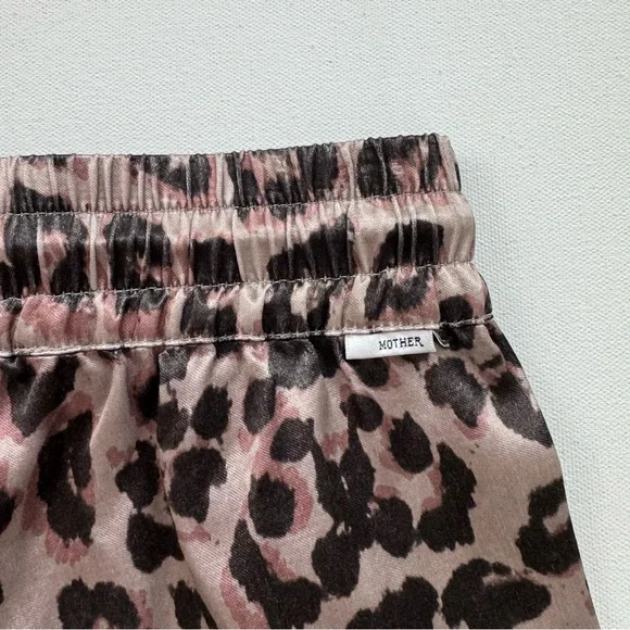 MOTHER The Lounger Leopard Print Ankle Track Pants‎ Size XS - Picture 9 of 9